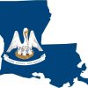 Die Cut Louisiana sticker