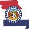 Die Cut Missouri sticker