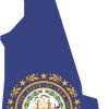 Die Cut New Hampshire sticker