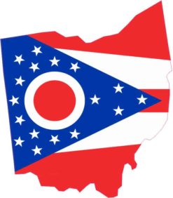 Die Cut Ohio sticker