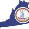 Die Cut Virginia sticker