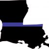 Louisiana Blue Lives Matter sticker