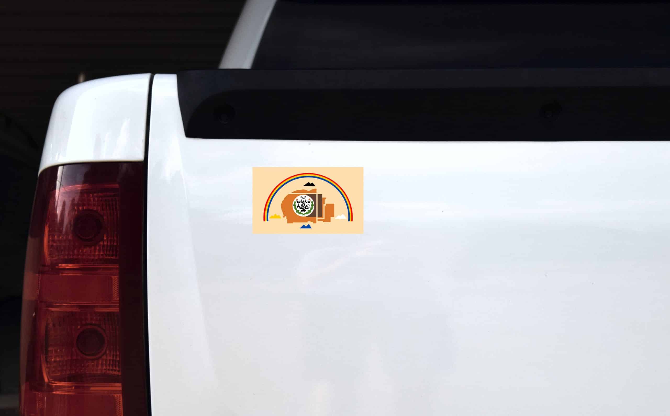 5in x 3in Navajo Nation Flag Sticker - Image 4