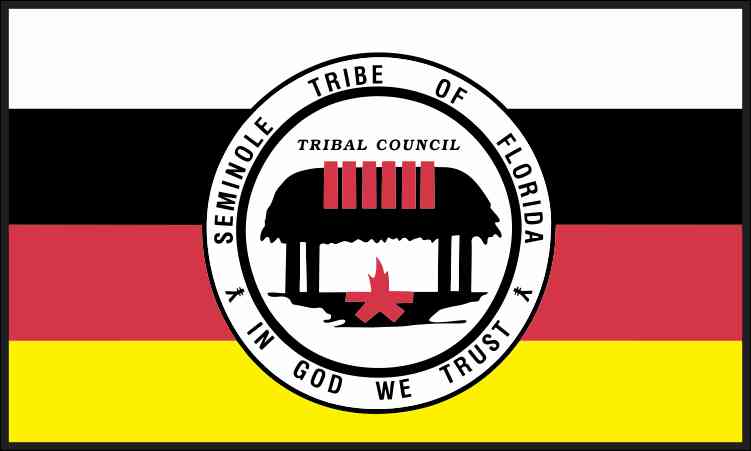 Seminole Tribe of Florida Flag sticker