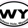 Oval Jackson Hole Sticker