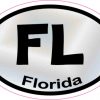 Pastel Oval Florida sticker