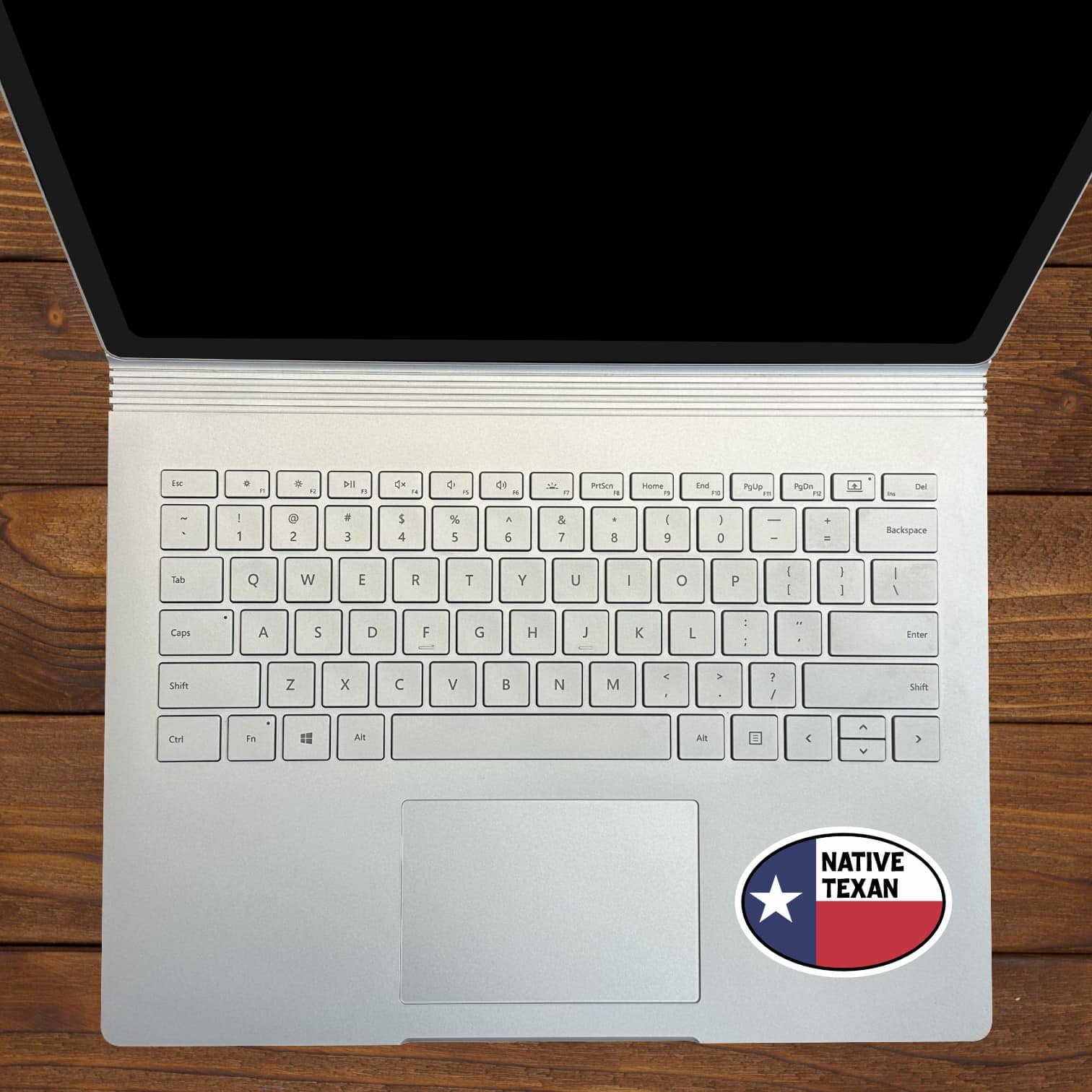 3in x 2in Oval Native Texan Texas Flag Sticker Vinyl State Bumper Stickers - Image 4