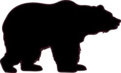 Bear Silhouette sticker