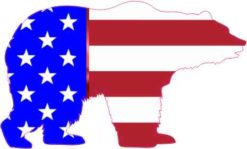 American Bear sticker