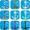 multi pattern anchor stickers