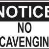 no scavenging