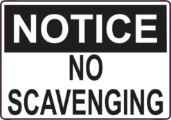 no scavenging