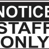 staff only