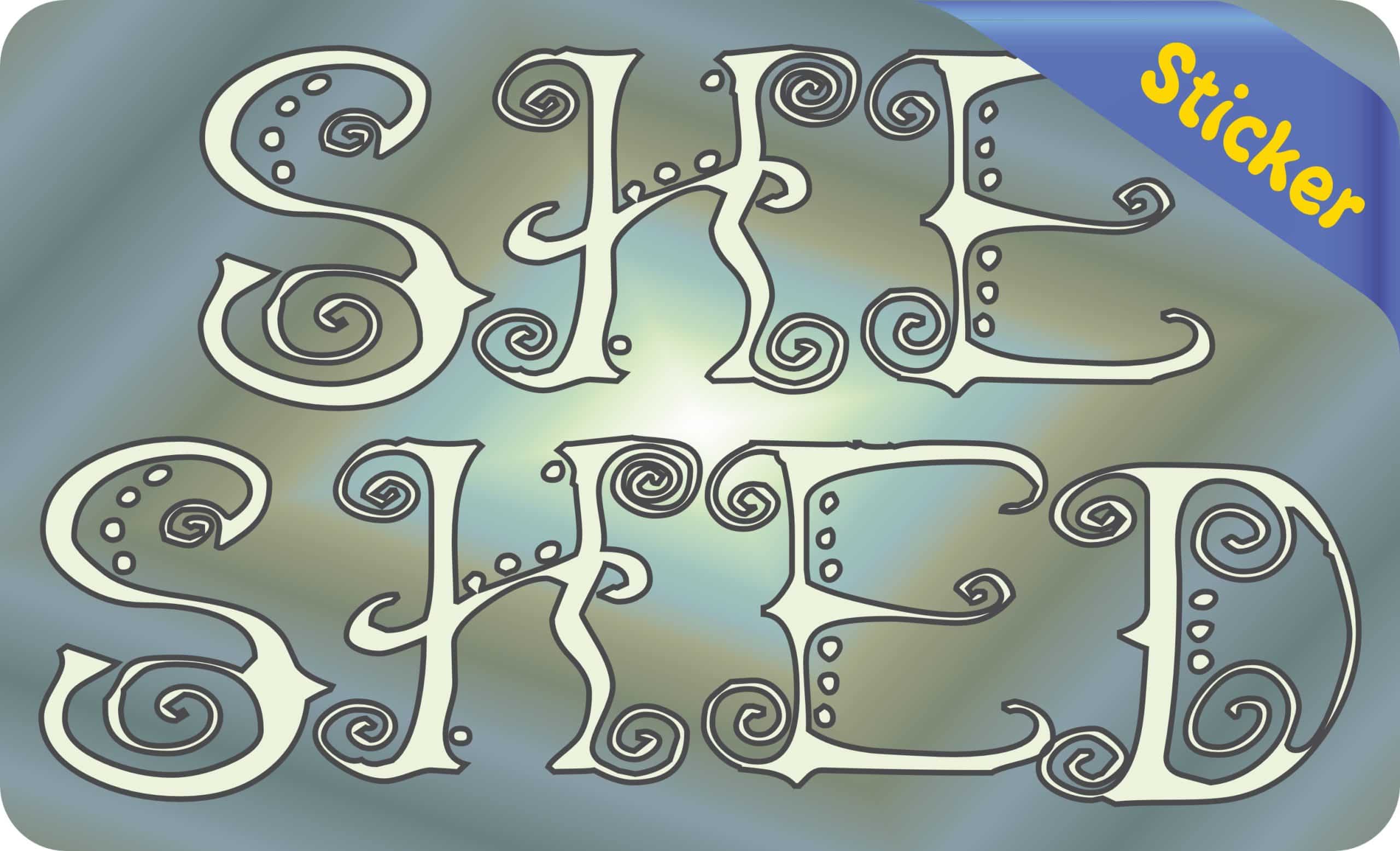 5in x 3in She Shed Sticker - Image 2