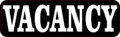 no vacancy