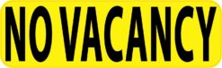 no vacancy