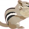 Die Cut Chipmunk sticker