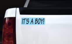 10in x 3in Blue It's A Boy Magnet Magnetic Car Door Truck Bumper Magnets