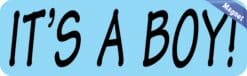 10in x 3in Blue It's A Boy Magnet Magnetic Car Door Truck Bumper Magnets