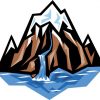 Mountain River sticker