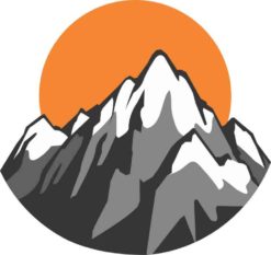 Mountain Sunset sticker