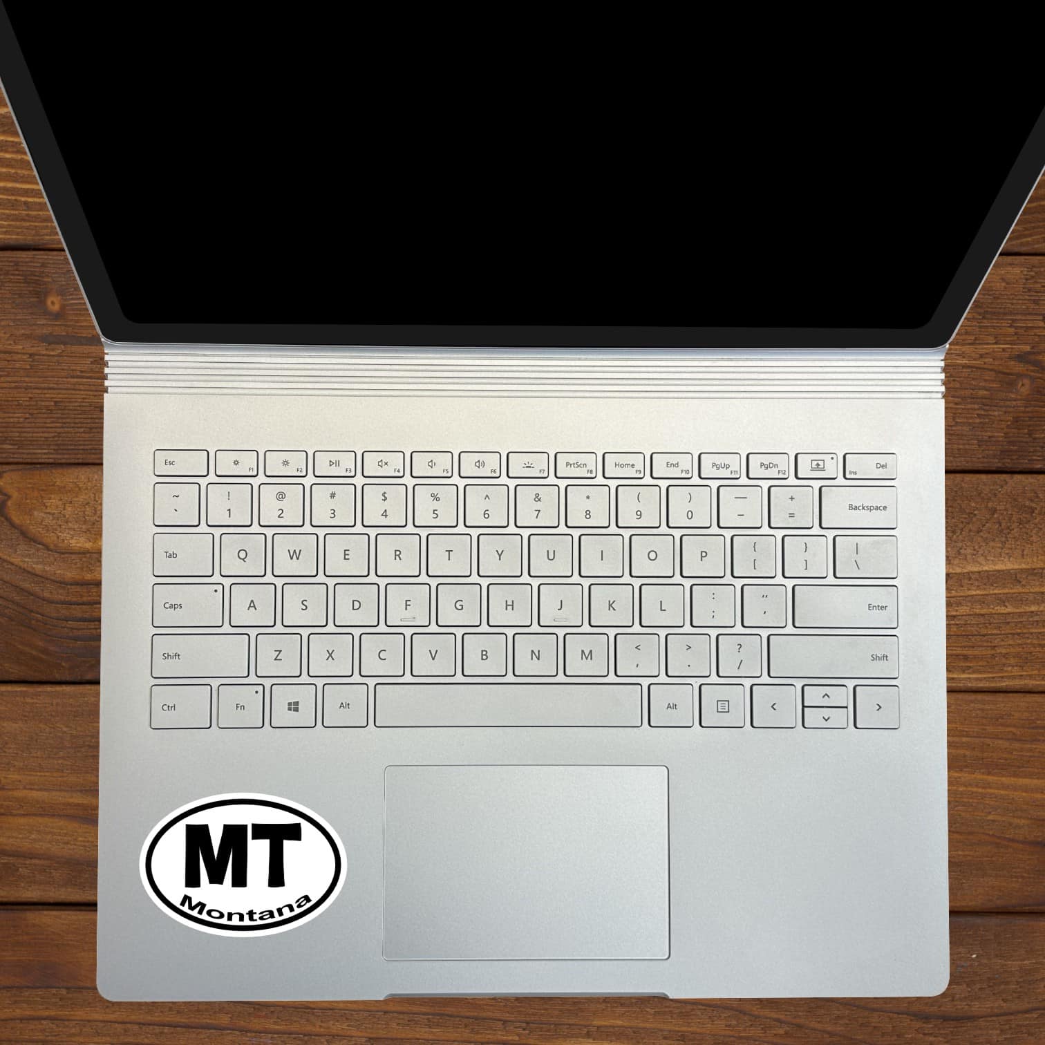 3in x 2in Oval MT Montana Sticker Vinyl Car Window State Bumper Stickers - Image 4