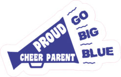Proud Cheer Parent sticker