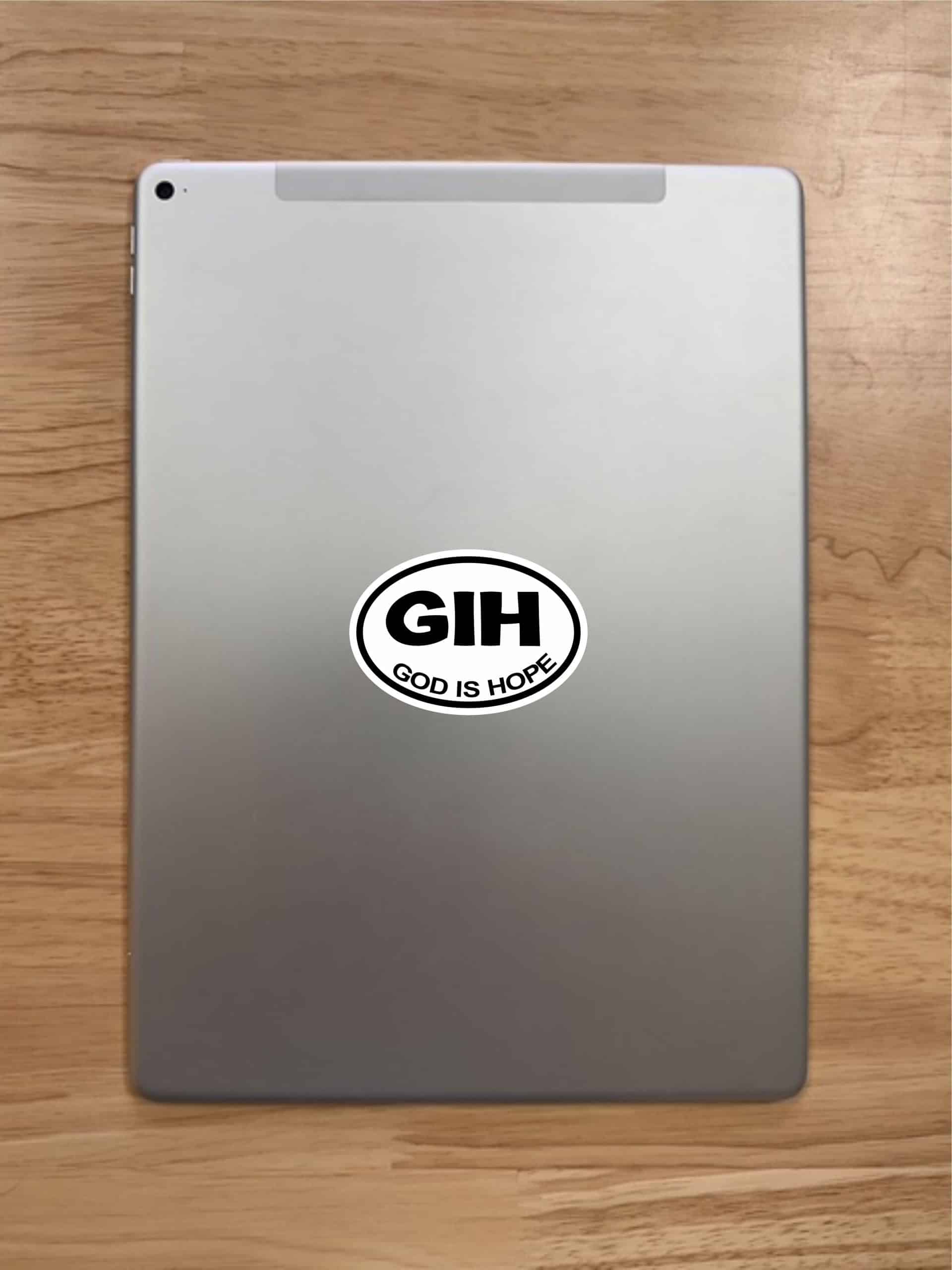 3in x 2in Oval GIH God Is Hope Sticker Vinyl Stickers Vehicle Bu - Image 9