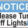 turn off lights