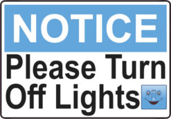 turn off lights