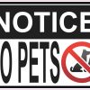 no pets