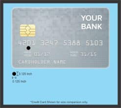 Alternative view of 1/8 inch Black Camera Dots Webcam Covers