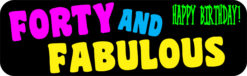 forty and fabulous