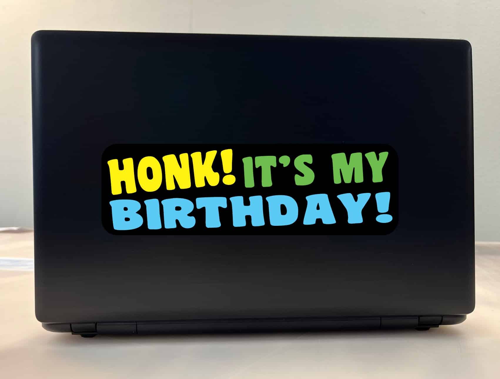 10in x 3in Honk It's My Birthday Bumper Sticker Funny Vehicle St