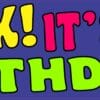 10in x 3in Blue Honk Its My Birthday Bumper Magnet