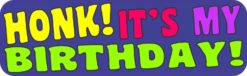birthday bumper sticker