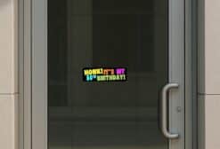 10in x 3in Honk Its My 50th Birthday Bumper Sticker