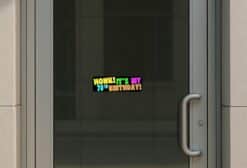 10in x 3in Honk Its My 70th Birthday Bumper Sticker