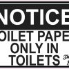 toilet paper only