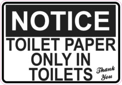 toilet paper only