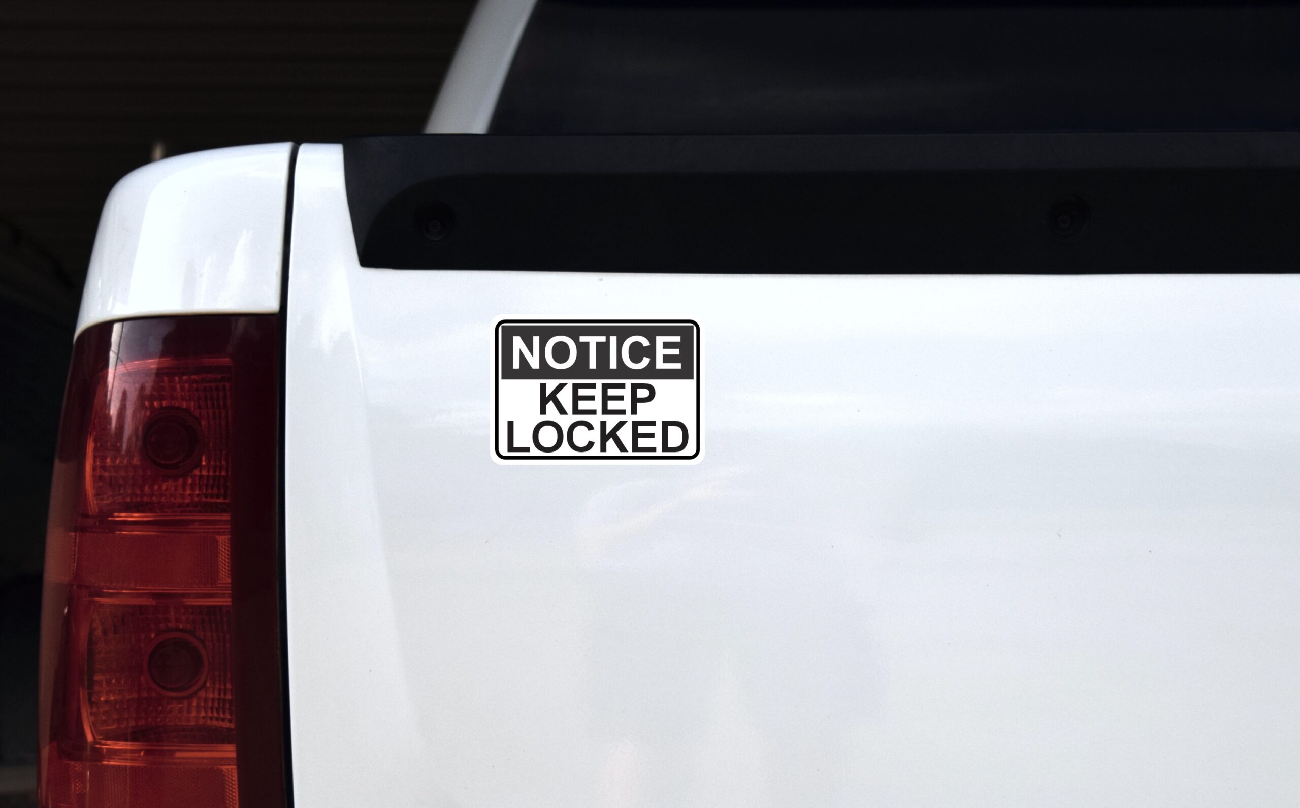 5in x 3.5in Notice Keep Locked Magnet Magnetic Business Door Sign Magnets