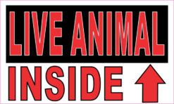live animal inside