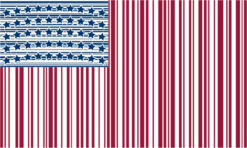 American Flag Barcode