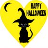 halloween heart sticker