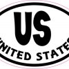 Oval United States sticker
