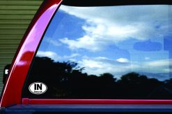 Oval IN India Vinyl Sticker