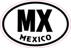Oval MX Mexico sticker