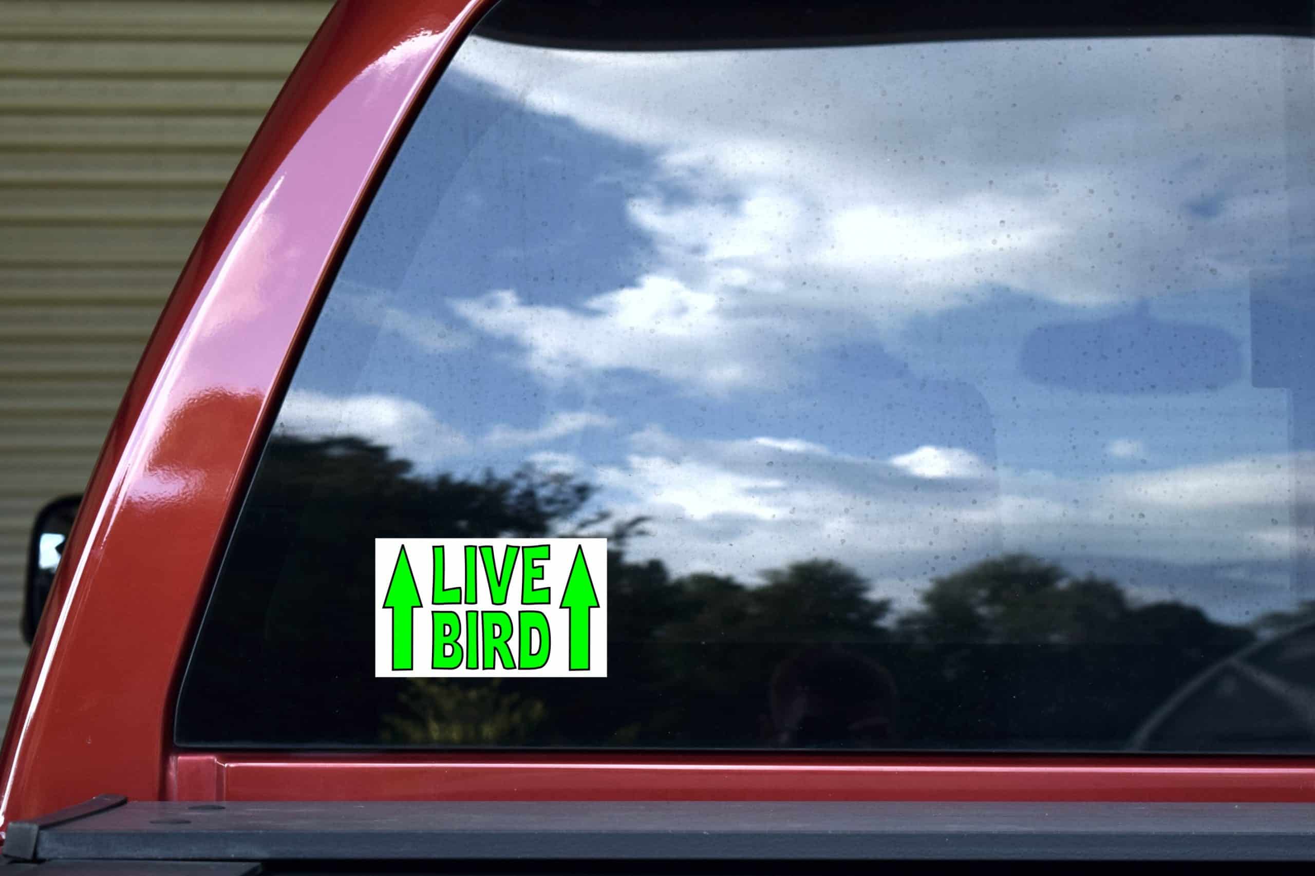 5in x 3in Live Bird Sticker Vinyl Animal Sign Decal Animal Cage Stickers - Image 5