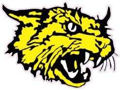 wildcat mascot sticker