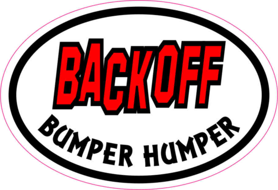 bumper humper sticker